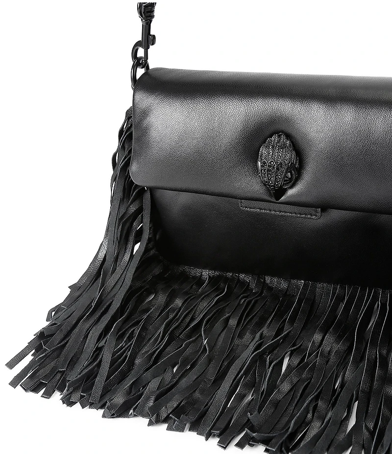 Kurt Geiger London Small Oxford Fringe Leather Shoulder Bag