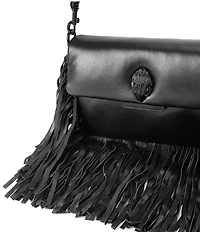 Kurt Geiger London Small Oxford Fringe Leather Shoulder Bag