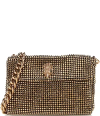 Kurt Geiger London Rhinestone Gold Small Party Shoulder Bag