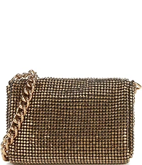 Kurt Geiger London Rhinestone Gold Small Party Shoulder Bag