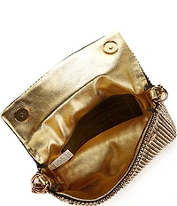 Kurt Geiger London Rhinestone Gold Small Party Shoulder Bag