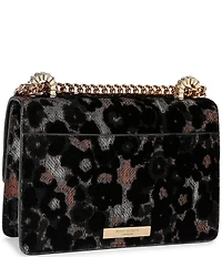 Kurt Geiger London Small Shoreditch Velvet Rhinestone Bow Chain Strap Convertible Crossbody Bag