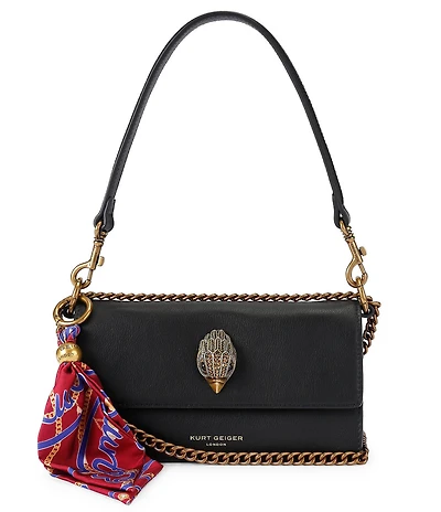 Kurt Geiger London Small Sloane Soft Leather Shoulder Bag