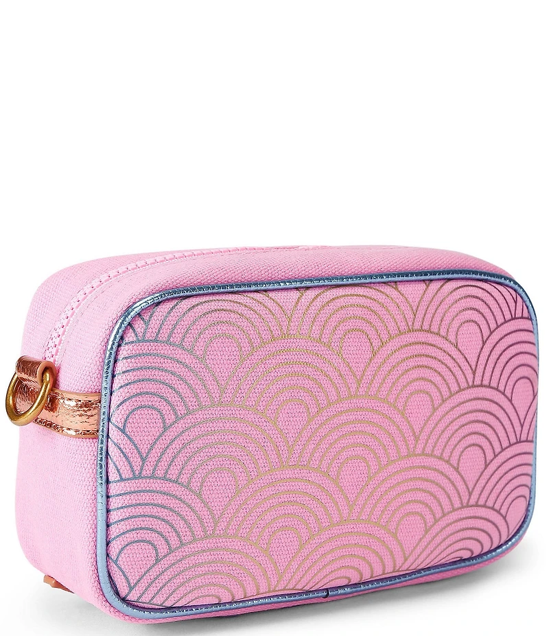 Kurt Geiger London Small Southbank Camera Canvas Rainbow Ombre Crossbody Bag