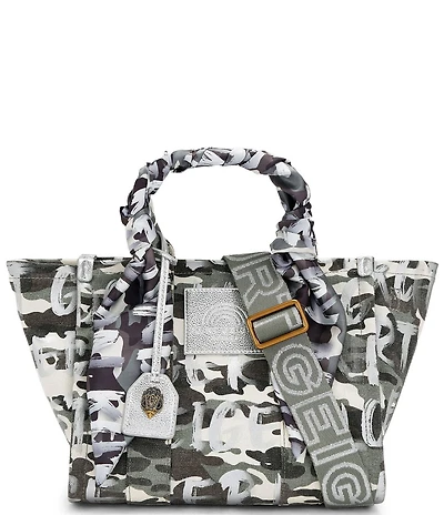 Kurt Geiger London Small Southbank Camo Shopper Tote Bag