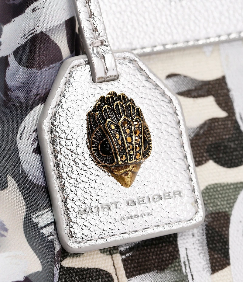 Kurt Geiger London Small Southbank Camo Shopper Tote Bag