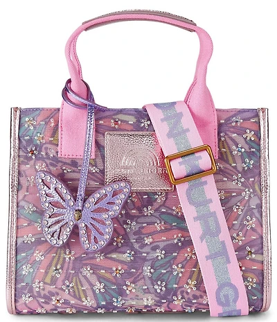 Kurt Geiger London Small Southbank Mesh Embellished Butterfly Tote Bag