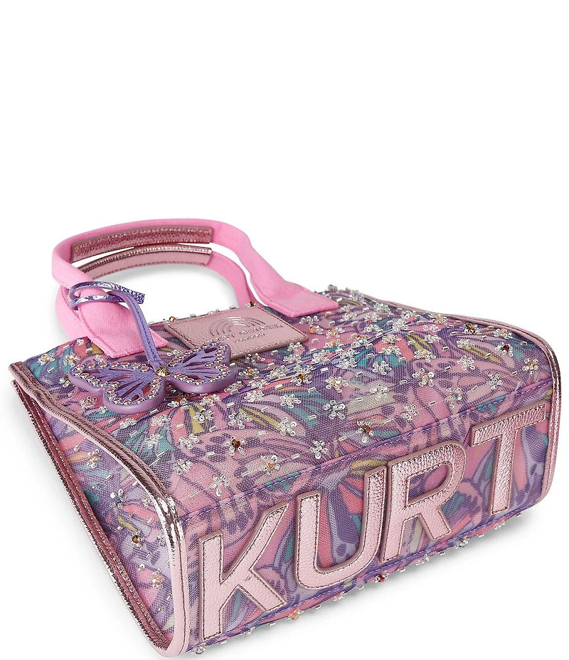 Kurt Geiger London Small Southbank Mesh Embellished Butterfly Tote Bag
