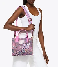 Kurt Geiger London Small Southbank Mesh Embellished Butterfly Tote Bag