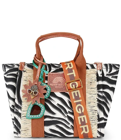 Kurt Geiger London Small Zebra Southbank Shopper Tote Bag