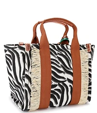Kurt Geiger London Small Zebra Southbank Shopper Tote Bag
