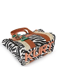 Kurt Geiger London Small Zebra Southbank Shopper Tote Bag