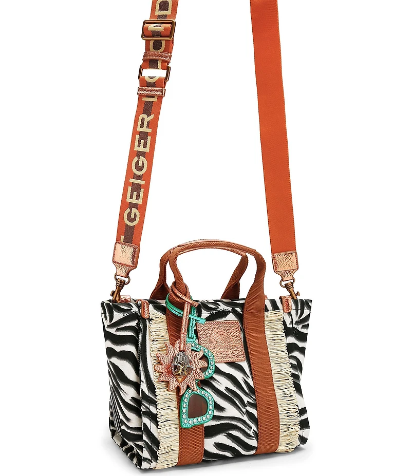 Kurt Geiger London Small Zebra Southbank Shopper Tote Bag