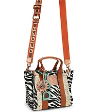 Kurt Geiger London Small Zebra Southbank Shopper Tote Bag