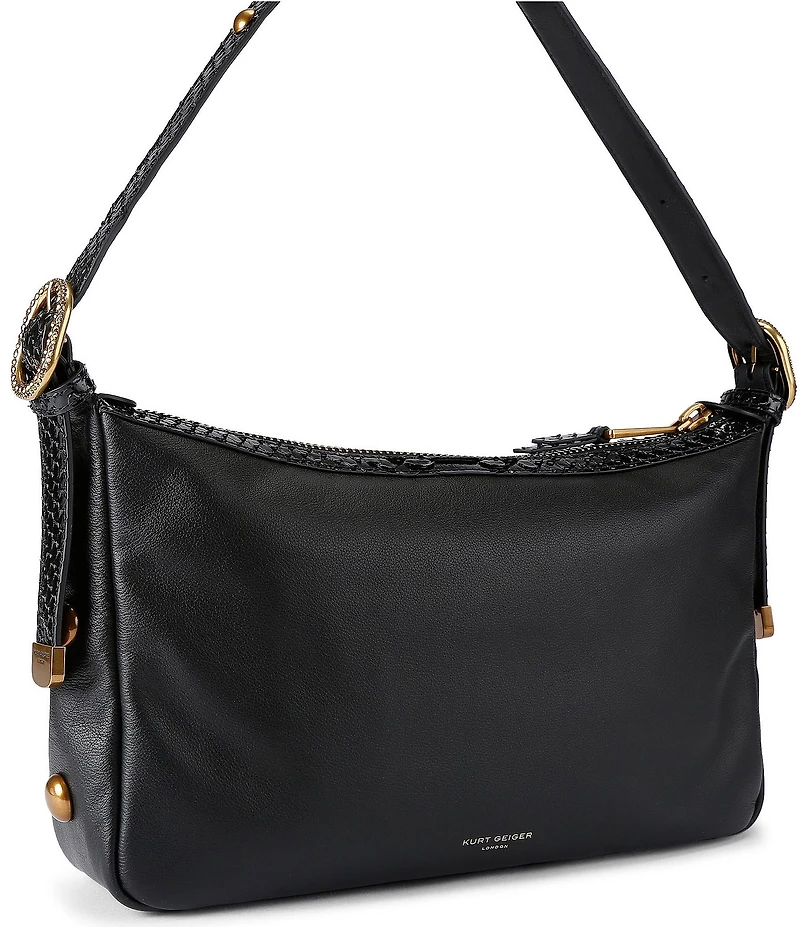 Kurt Geiger London Soft Chelsea Studded Leather Shoulder Bag