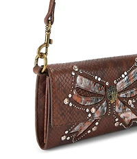 Kurt Geiger London Soft Shoreditch Jeweled Bow Wallet On Chain Crossbody Bag