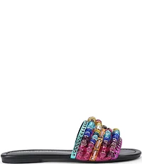 Kurt Geiger London Southbank Beaded Ornament Slide Sandals