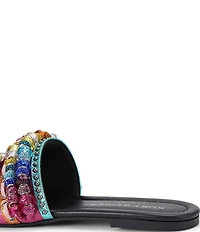 Kurt Geiger London Southbank Beaded Ornament Slide Sandals
