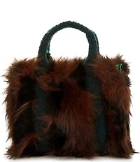 Kurt Geiger London Southbank Faux Fur Mini Tote Bag