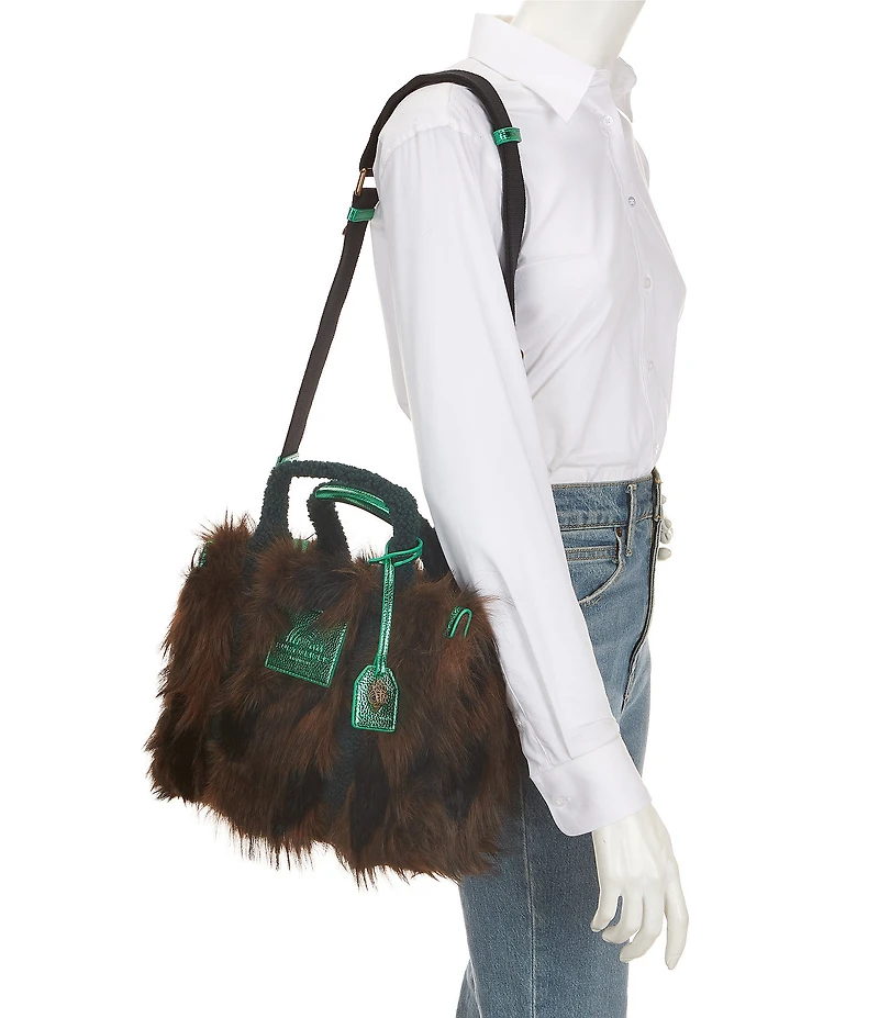 Kurt Geiger London Southbank Faux Fur Mini Tote Bag