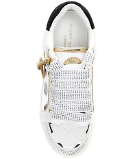 Kurt Geiger London Southbank Footy Logo Crystal Embellished Soccer Ball Sneakers