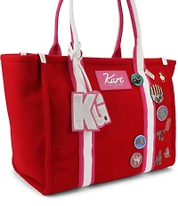 Kurt Geiger London Southbank Large Animal Patches & Button Shopper Tote Bag