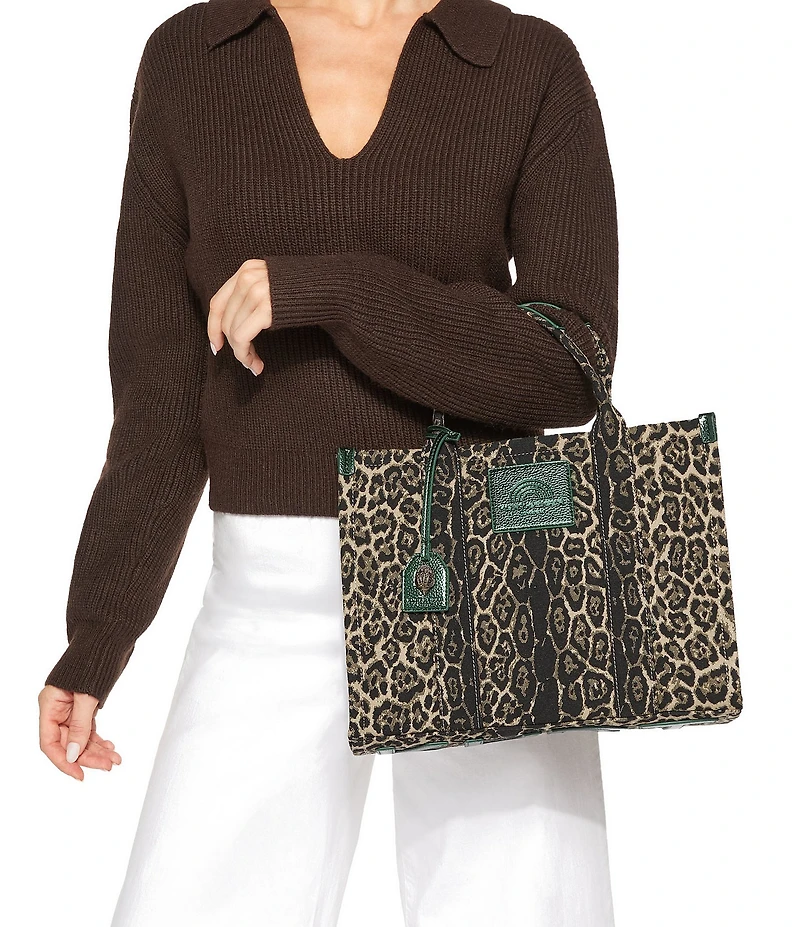 Kurt Geiger London Southbank Leopard Print Tote Bag