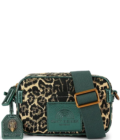 Kurt Geiger London Southbank Leopard Small Camera Crossbody Bag