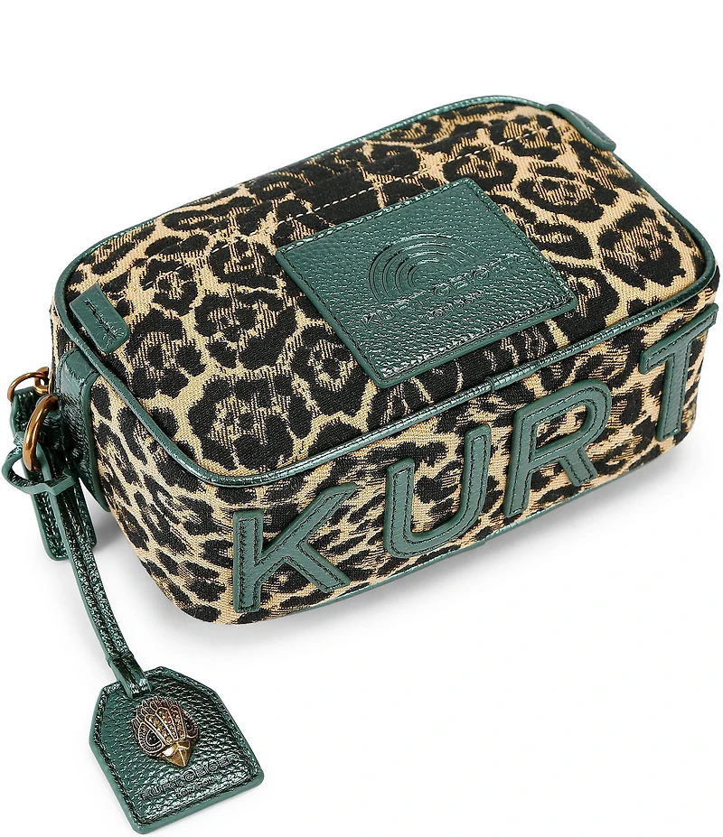 Kurt Geiger London Southbank Leopard Small Camera Crossbody Bag