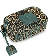 Kurt Geiger London Southbank Leopard Small Camera Crossbody Bag