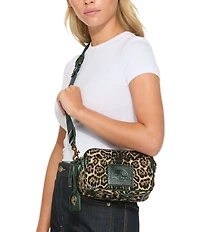 Kurt Geiger London Southbank Leopard Small Camera Crossbody Bag