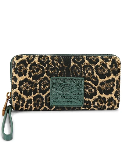 Kurt Geiger London Southbank Leopard Zip Around Wallet