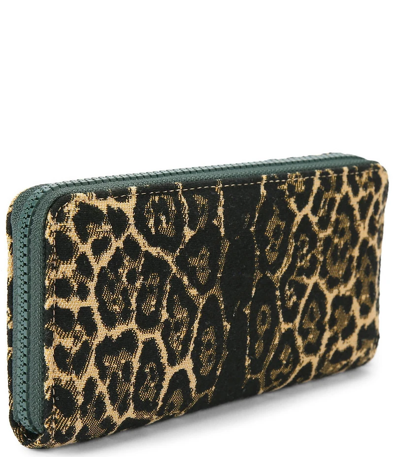 Kurt Geiger London Southbank Leopard Zip Around Wallet