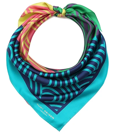 Kurt Geiger London Southbank Print Silk Square Scarf