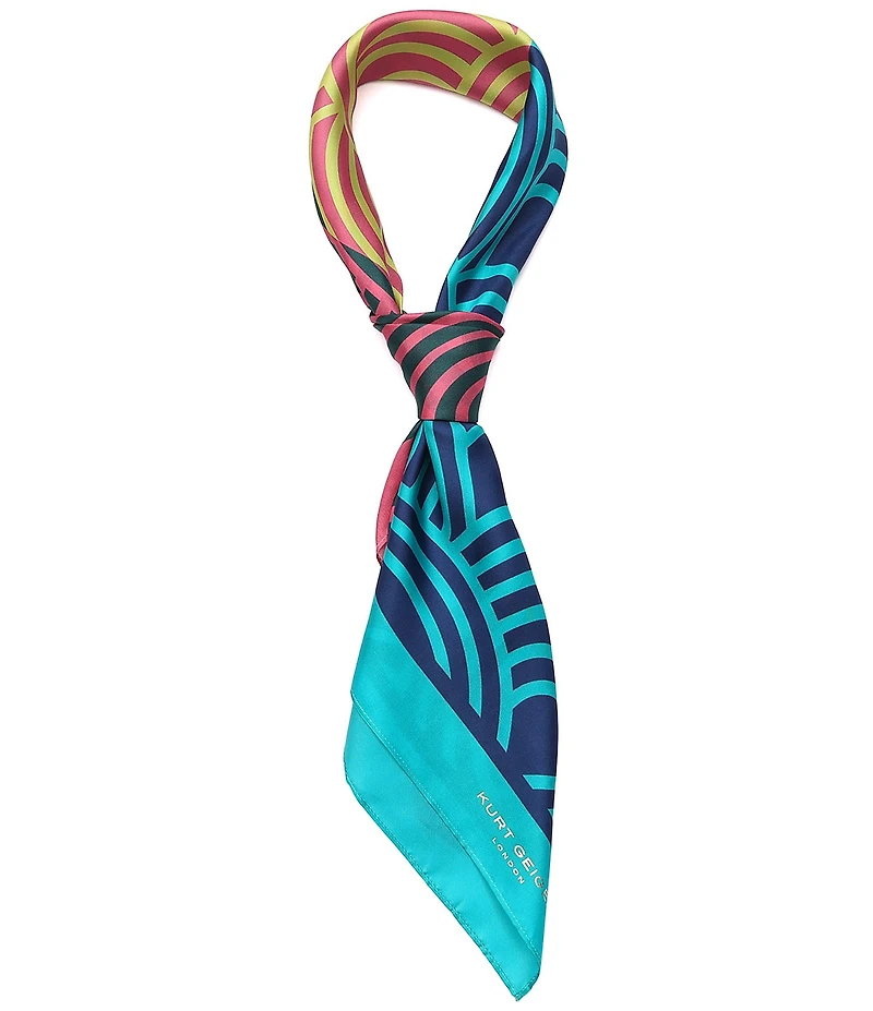 Kurt Geiger London Southbank Print Silk Square Scarf