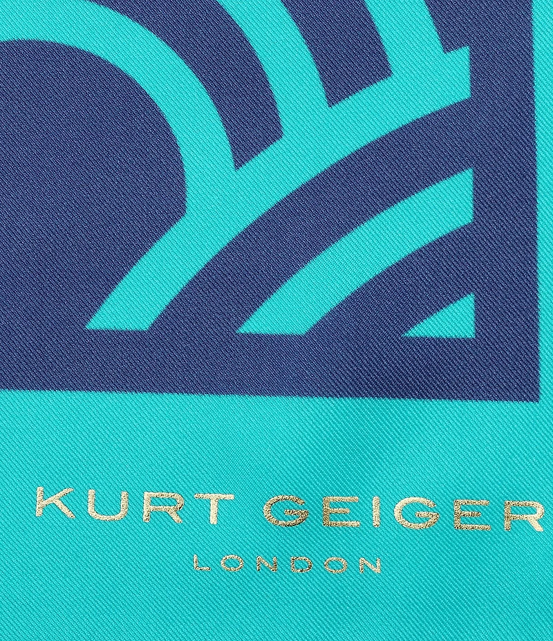 Kurt Geiger London Southbank Print Silk Square Scarf