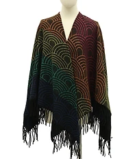 Kurt Geiger London Southbank Rainbow Fringe Ruana