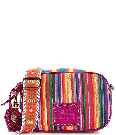 Kurt Geiger London Small Southbank Striped Camera Bag