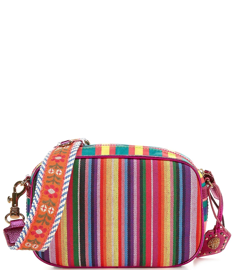 Kurt Geiger London Small Southbank Striped Camera Bag