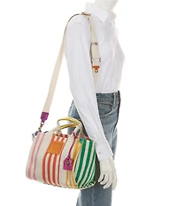 Kurt Geiger London Southbank Stripe Small Shopper Tote Bag