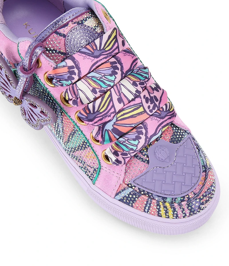 Kurt Geiger London Southbank Butterfly Logo Ornament Platform Sneakers
