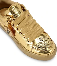 Kurt Geiger London Southbank Tag Patent Leather Platform Sneakers