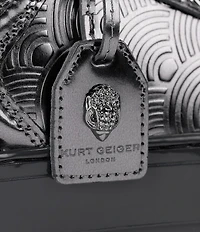 Kurt Geiger London Southbank Tag Patent Leather Platform Sneakers