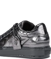 Kurt Geiger London Southbank Tag Patent Leather Platform Sneakers