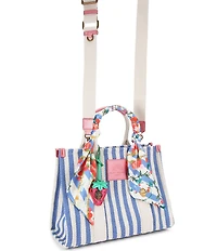 Kurt Geiger London Southbank Strawberry Scarf Handle Tote Bag