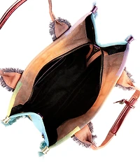 Kurt Geiger London Southbank Frayed Rainbow Tote Bag