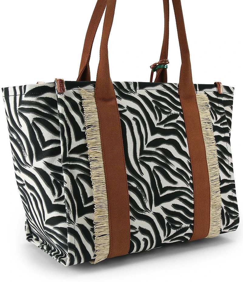 Kurt Geiger London Southbank Zebra Large Shopper Tote Bag