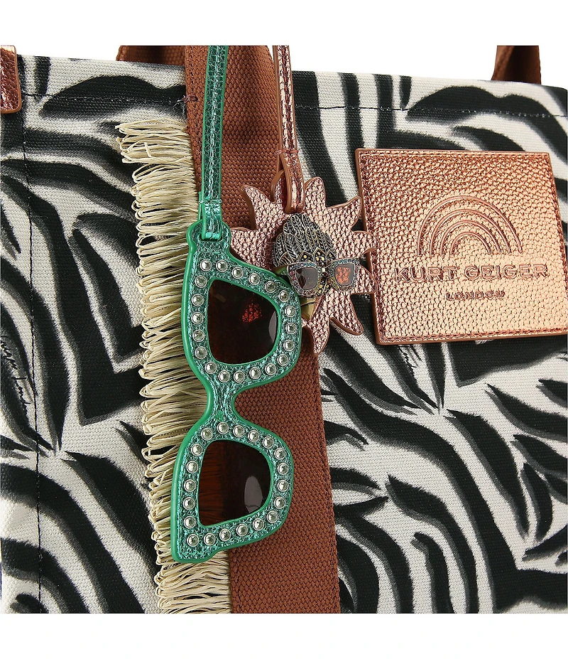 Kurt Geiger London Southbank Zebra Large Shopper Tote Bag