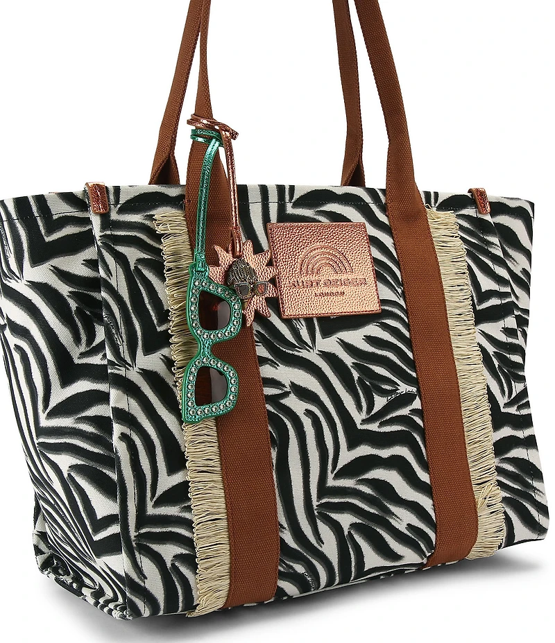 Kurt Geiger London Southbank Zebra Large Shopper Tote Bag