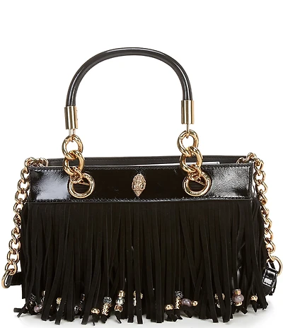 Kurt Geiger London Square Kensington Fringe Shoulder Bag
